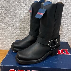 DURANGO WOMENS HARNESS MOTORCYCLE BLACK OILED WESTERN BOOTS  RD510 NEW Sz 8 M